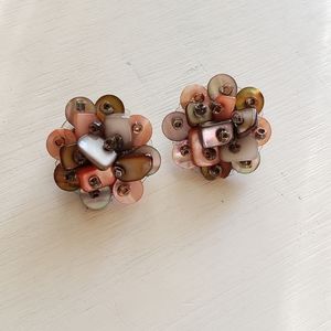 Vintage Clip-On Earrings Made in Japan